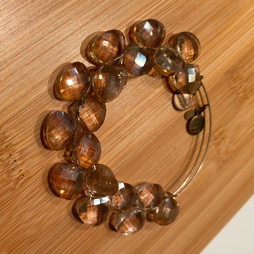 Alex and Ani VINTAGE Swarovski crystal bangle